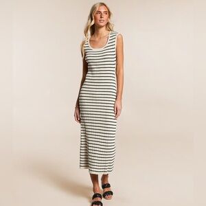 Z Supply Gisele Striped Midi Dress